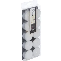 Velas tealights perfumadas baunilha basicas