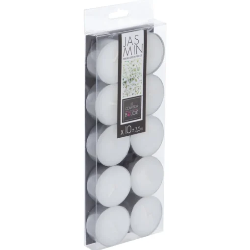 Velas tealights perfumadas jasmim