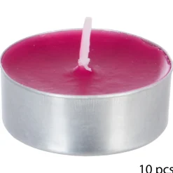 Velas tealights perfumadas framboesa básicas