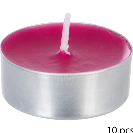 Velas tealights perfumadas framboesa básicas