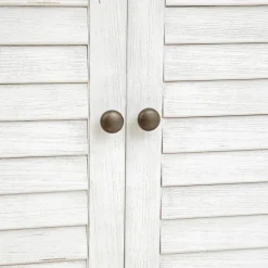 Vitrina OLBIA branca em mdf com 4 portas 190cm