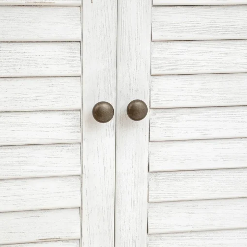 Vitrina OLBIA branca em mdf com 4 portas 190cm
