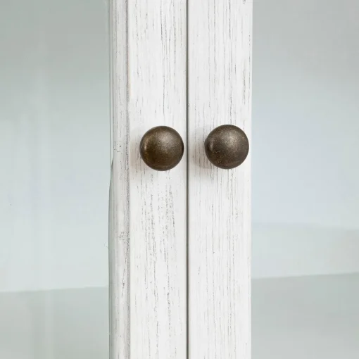 Vitrina OLBIA branca em mdf com 4 portas 190cm