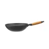 Wok com cabo madeira NATURA n.28